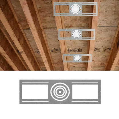 AHA LIGHTING New Construction Pre-Mounting Plate | 24-Pack | 3/4/6 Inch