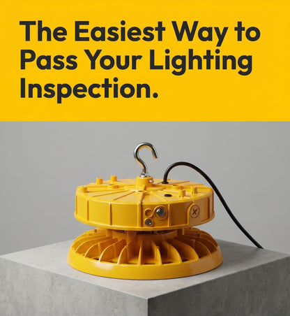AHA LIGHTING UFO High Bay LED Light with Emergency Battery Backup | Wattage Tunable 80w 100W 150W | 3 CCT Tunable