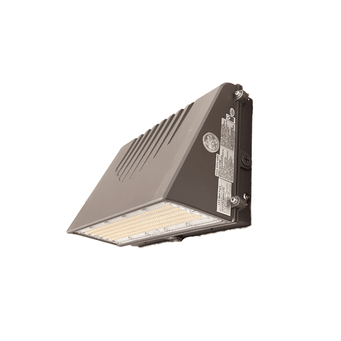 AHA LIGHTING 80W Full Cutoff LED Wall Pack with Battery Backup | Up to 13,600 Lumens | Wattage Tunable | 3 CCT Tunable | 120-277V | Photocell Dusk-to-Dawn