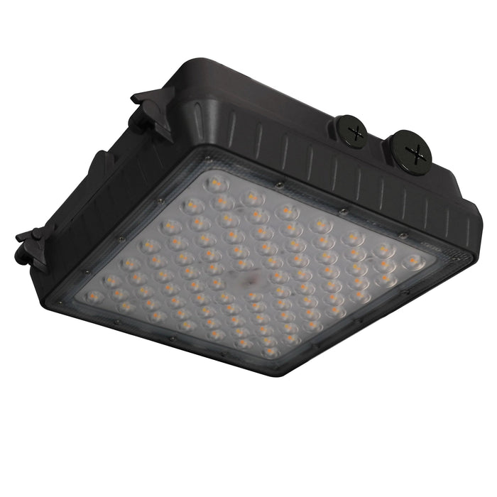 AHA LIGHTING Low Profile LED Canopy Light | Up to 7,150 Lumens | 25W/45W/55W Wattage Tunable | 3 CCT Tunable | 120-277V