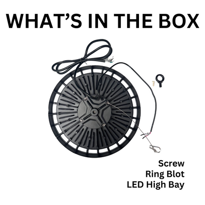 240W UFO High Bay LED Light 4000/5000K CCT Tunable High Lumen - AHA Lighting LED